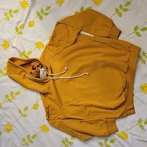 Sunshine Yellow Big Bud Press Hoodie Size M